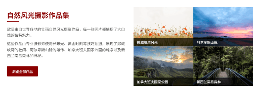 图文分区展示模板