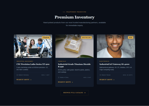 产品展示卡片 - 外贸精选商品